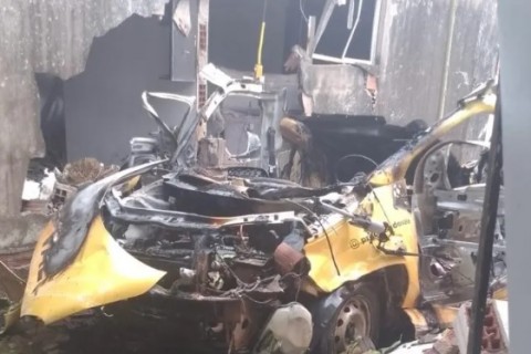 Homem morre após explosão de carro a gás que destruiu casa em Sapé